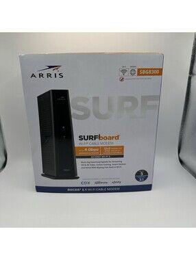 ARRIS SURFboard (SBG8300) Cable Modem Router Combo Fast DOCSIS 3.1